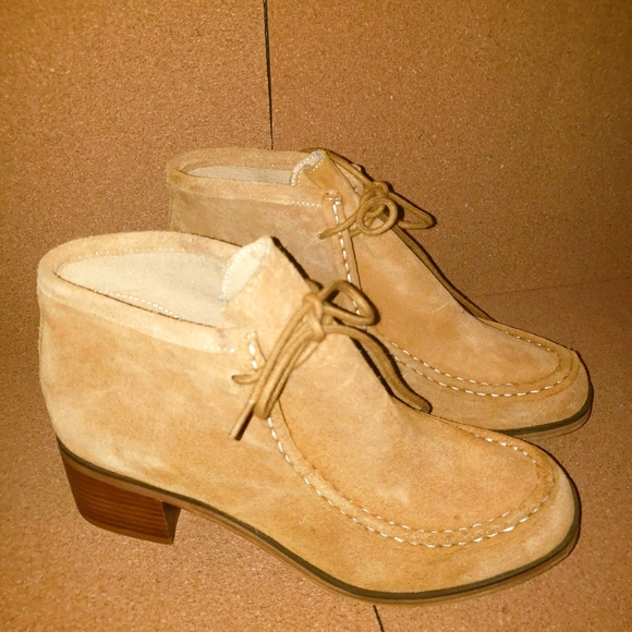 Anthropologie Shoes - NWOT or BOX! COW SUEDE MOCCASIN BOOTIE